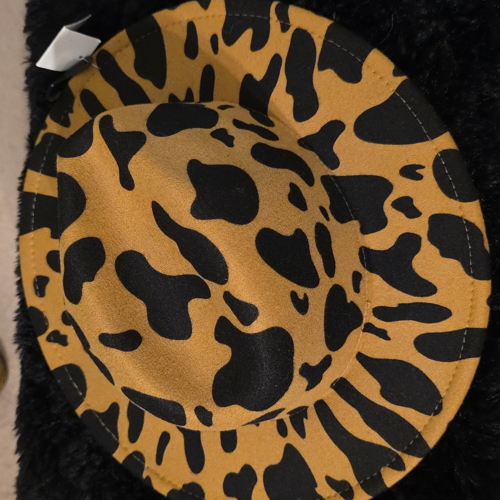 Stylish Leopard Print Women's Hat - Picture 3 of 6